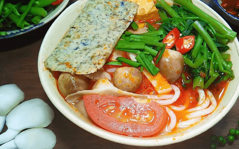 Bún cà chua chay là món rất được ưa chuộng bởi các hộ gia đình ăn chay