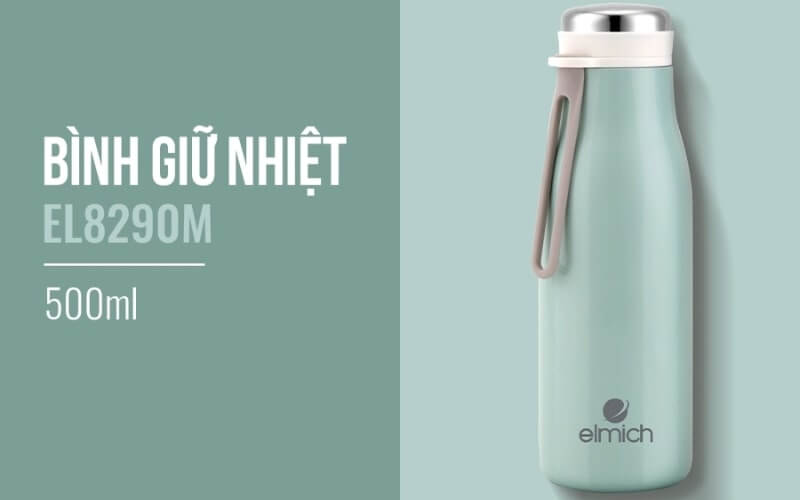 Bình giữ nhiệt Inox 304 Elmich EL8290M dung tích 500ml - Xanh