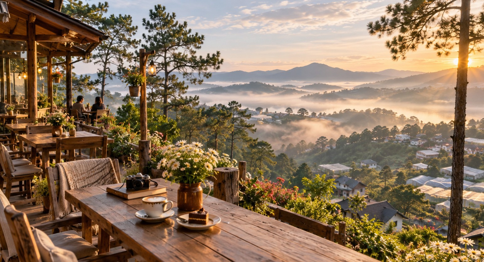 Những quán cafe view đẹp nhất định phải đến khi du lịch tại Đà Lạt