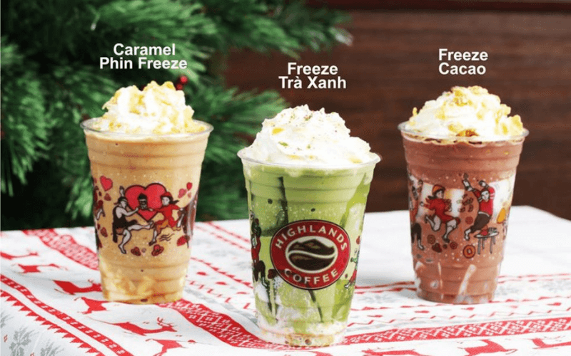 Freeze - Loại thức uống đặc biệt trong menu Highlands Coffee