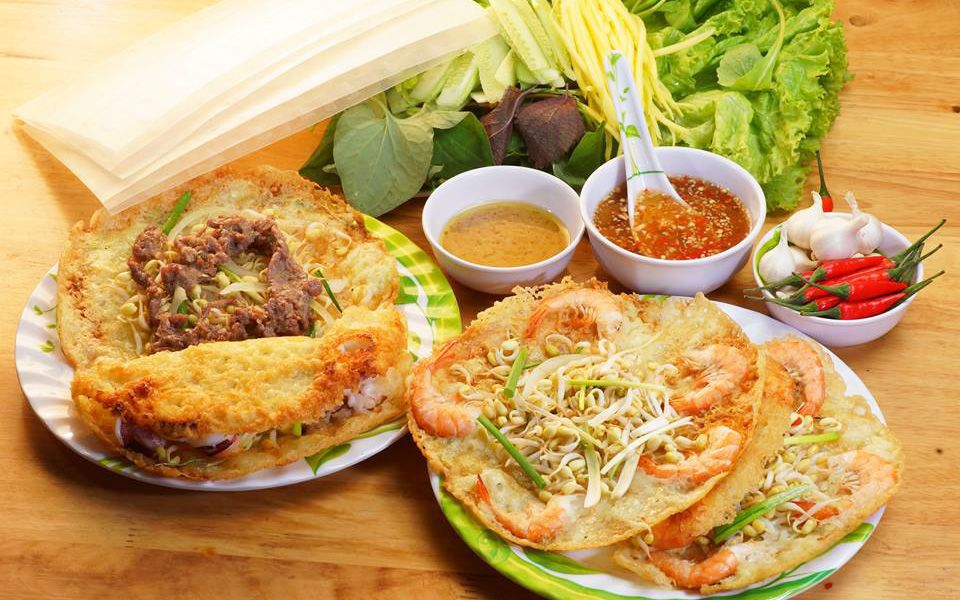 Bánh xèo tôm nhảy Thanh Diệu Bình Thạnh